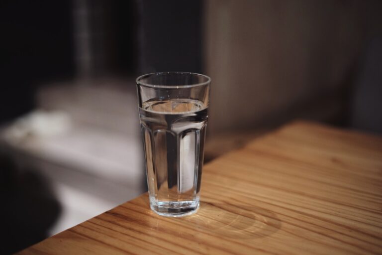 Glass of water