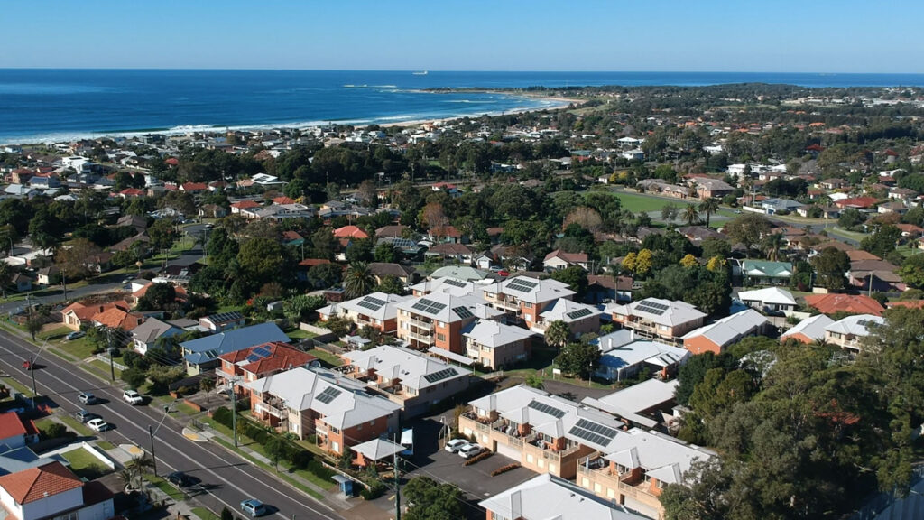 Retirement village aerial view