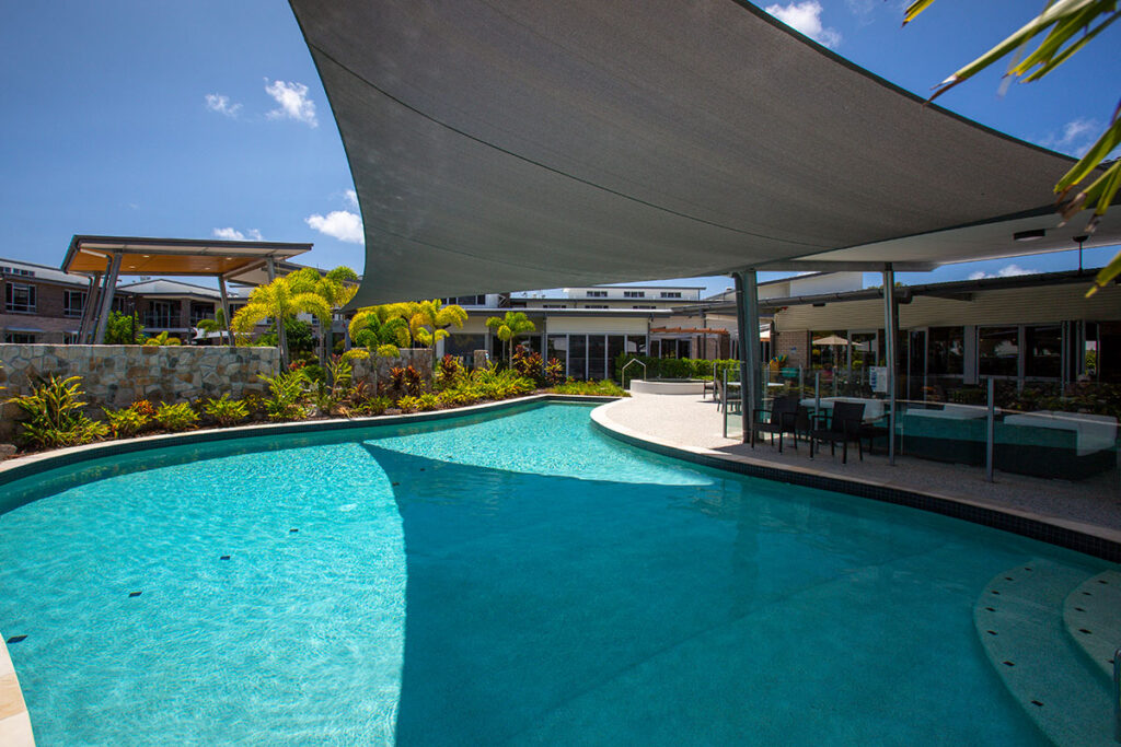 Pool at a retirement village