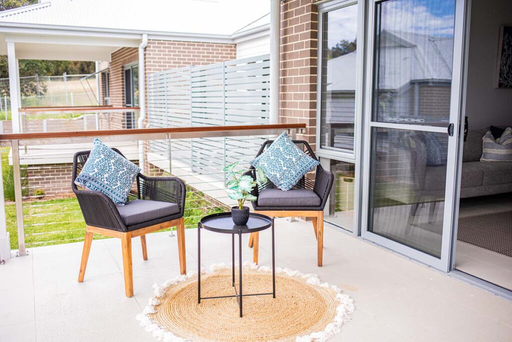 Outdoor entertaining area