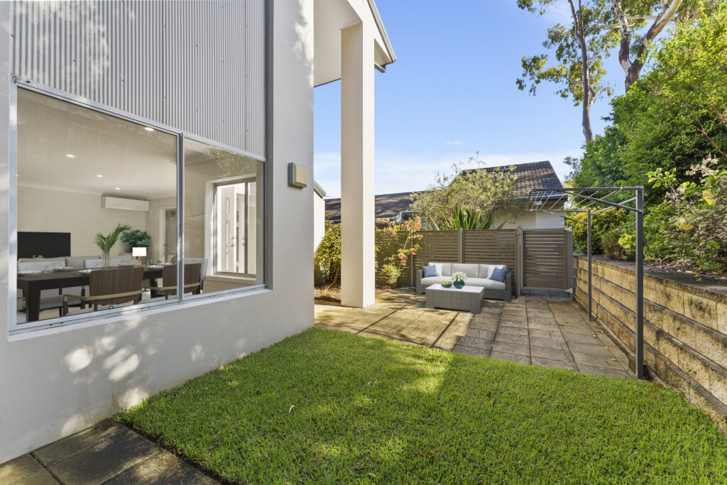 Villa courtyard