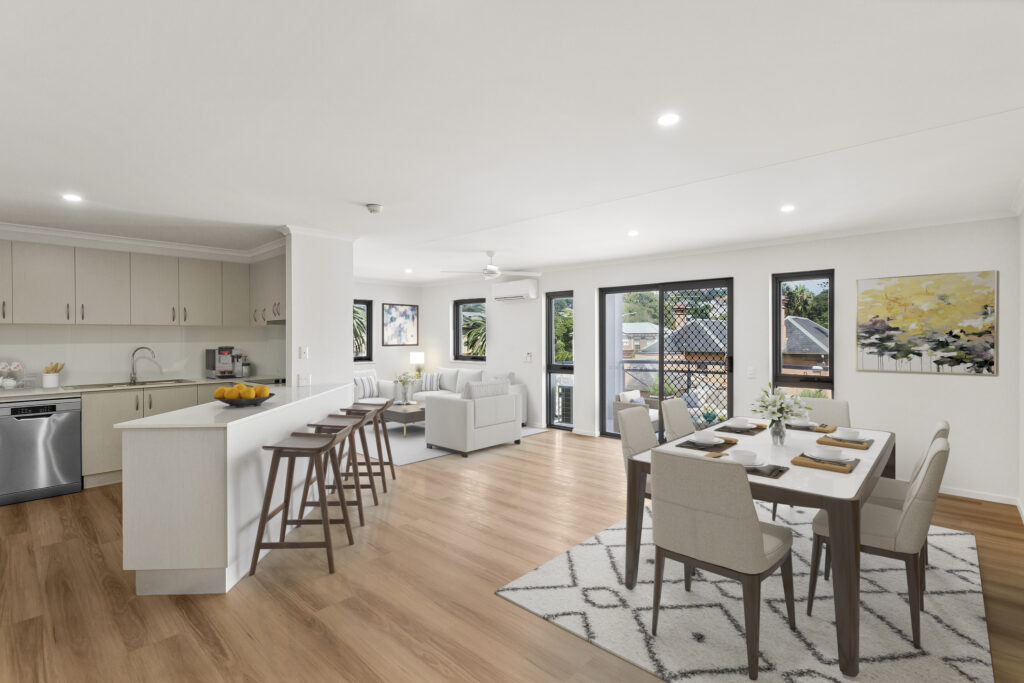 Unit 29 Harbourside living dining